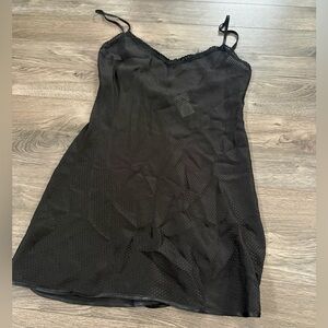 La SENZA Black Lingerie Slip